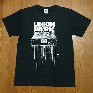 LINKIN PARK ツアーTシャツ M USED リンキン・パーク ／ jay-z cypress hill public enemy rage against the machine 2pac limp bizkit