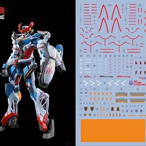 HG 1/144 GQuuuuuuX ジークアクス用蛍光水転写式デカール 他社製 ガンダム ガンプラ プラモデル