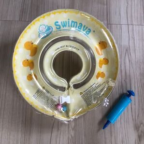 【美品】赤ちゃん お風呂 スイマーバ うきわ首リング 浮き輪