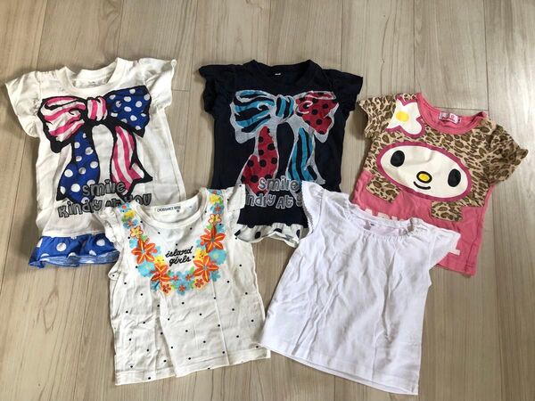 子供服 女の子 BABYDOLL 半袖 Tシャツ 5枚セット まとめ売り size 80・90・95