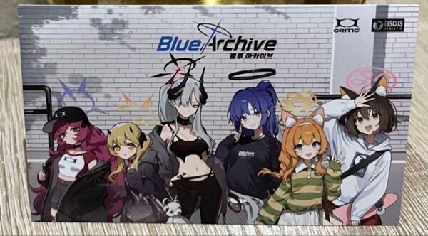 ブルーアーカイブ 韓国限定 ムシンサコラボ 特典カード 晄輪大祭