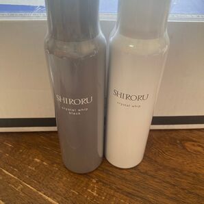 SHIRORU クリスタルホイップ ブラック ホワイト セット