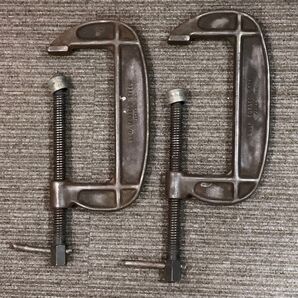 ロブスター lobster シャコ 万力 DROP FORGED STEEL Cクランプ 2個セット 200mm 8インチ