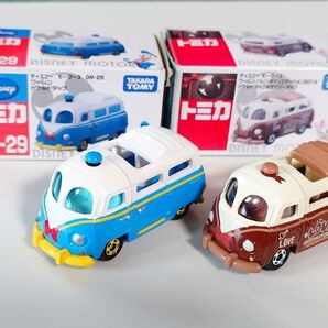 トミカ ディズニーモータース ワームン 2台セット ドナルドダック バレンタインエディション2014 TOMICA