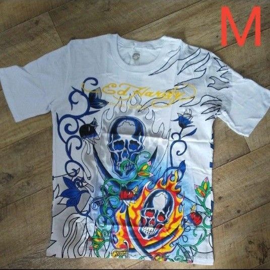 訳あり新品〈M〉Ed Hardy スカルTシャツ