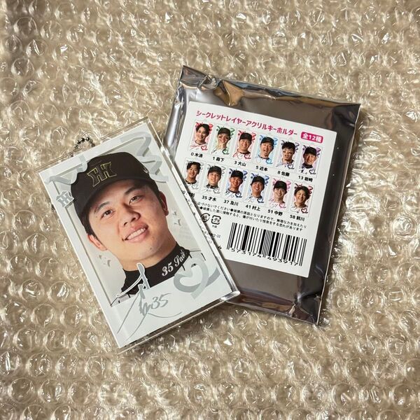 阪神タイガース シークレット レイヤー アクリルキーホルダー 才木浩人