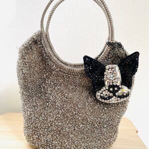 ANTEPRIMA アンテプリマ スタンダードⅡ バスケット シルバーカーキ ワイヤーバッグ