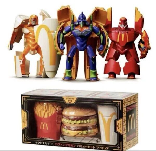「マクドナルド×エヴァンゲリオン バリューセットフィギュア」 新品・未開封 マック エヴァ
