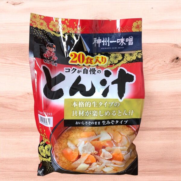 新品、未開封 コストコ 豚汁 20食入り