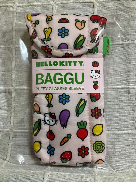 新品/未使用 BAGGU メガネケース ハローキティ 海外購入品 バグー 終盤品 HELLO KITTY サンリオ