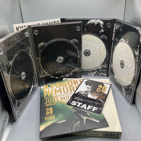 氷室京介 20th ANNIVERSARY TOUR 2008 JUST MOVIN' ON 初回限定盤 FC限定 武道館ライブ