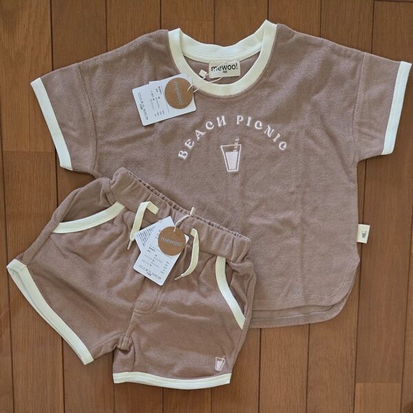 子供服 キッズ 上下セット セットアップ 半袖Tシャツ 100 新品未使用 タグ付き
