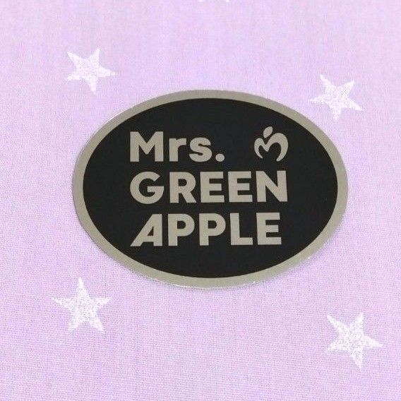 Mrs. GREEN APPLE ステッカー フレークシール ミセスグリーンアップル 楕円 ゼンジン未到とヴェルトラウム