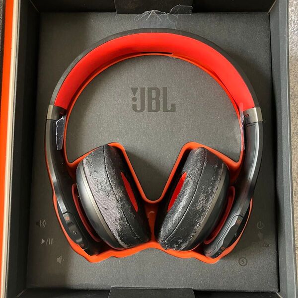 動作確認済み JBL EVEREST ELITE 300 BLACK/RED ヘッドホン ブラック ワイヤレスヘッドセット