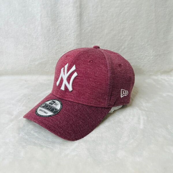 NEWERA ニューエラ 極美品 ベースボールキャップ マルーン ニューヨーク