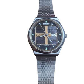 シチズン CITIZEN クリストロン ソーラーセル クォーツ 腕時計