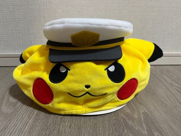 新品 ポケットモンスター ピカチュウ ぬいぐるみ 帽子 キャプテンピカチュウ