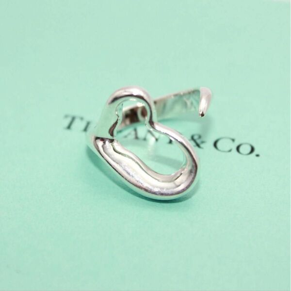 美品 Tiffany&Co. ティファニー オープンハート リング 指輪 11号