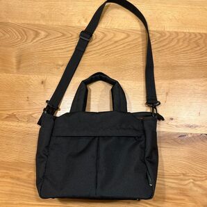 2way ショルダーバッグ ブラック ハンドバッグ 軽量 斜め掛け