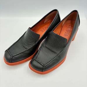 【超美品】CAMPER パンプス MEDAブラック 22.5cm 革靴