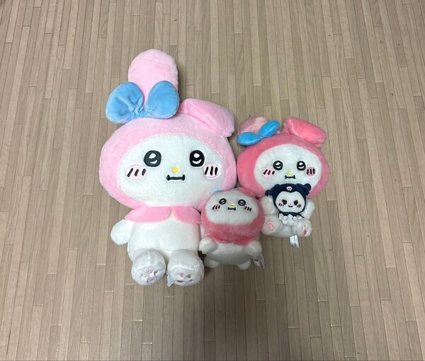 ナガノ×サンリオキャラクターズ マイメロディ ぬいぐるみ3点