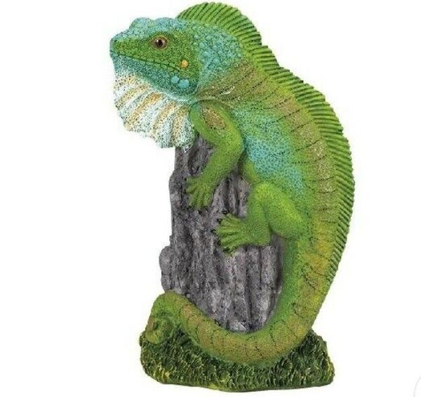 イグアナの置物 インテリア オブジェ グリーン 新品 グリーンイグアナ 置物 ディスプレー オーナメント フィギュア 爬虫類