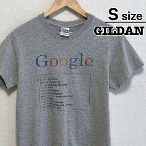 USA古着 GILDAN Tシャツ S プリント ロゴ グーグル Google