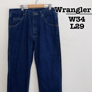 Wrangler RUGGED WEAR デニムパンツ ブルー W34 L29