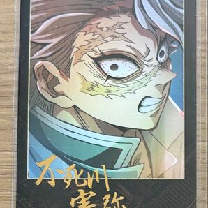 鬼滅の刃 ティザービジュアル ランダムチェキ風ブロマイド 不死川実弥ufotable