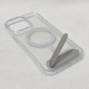 iPhone15Pro Max TORRAS スタンド機能付きケース クリア