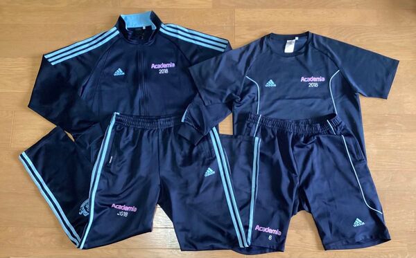 adidas Academia ジャージ上下、Tシャツ、ハーフパンツの4点セット