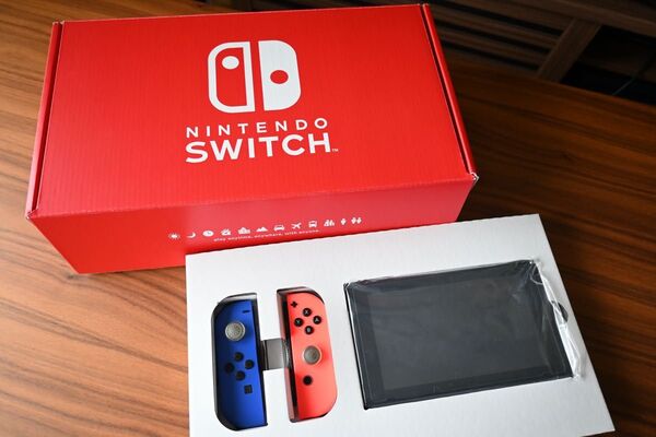 Nintendo Switch 本体 ブルー/ネオンレッド 中古