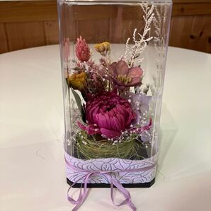 お供え花プリザーブドフラワーアレンジメント ケース入り