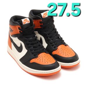 NIKE AIR JORDAN 1 RETRO HIGH OG BLACK/BLACK-SAIL-STARFISH