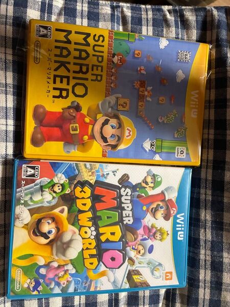 WiiU スーパーマリオ3Dランド マリオメーカー 2本セット