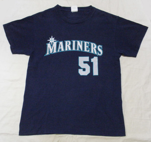 M【90’s/マリナーズ・ICHIRO Tシャツ】イチロー 51 ヴィンテージ アメリカ製 USA MLB 90年代 メジャーリーグ 古着