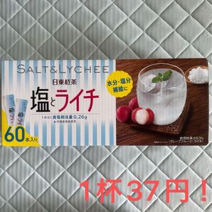 日東紅茶 塩とライチ 60本入り