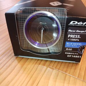 Defi Racer Gauge N2 60Φ(ブルー)圧力計 DF16801