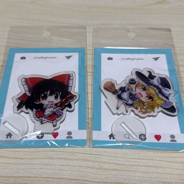 東方Project 博麗霊夢&霧雨魔理沙 ミニアクスタ
