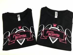 未使用品 保管品☆アウトレット jazzercise ジャザサイズ ジュニア☆ダンス☆フィットネス☆スポーツ☆サイズ140☆Tシャツ 2点