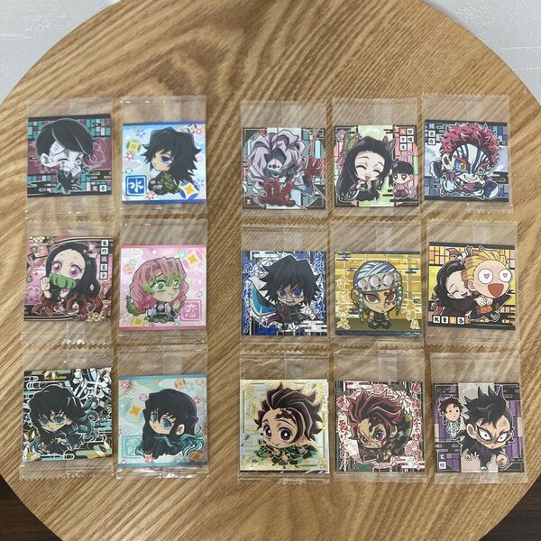 鬼滅の刃 ウエハース シール 第5弾 第9弾 15枚セット まとめ売り 被りなし