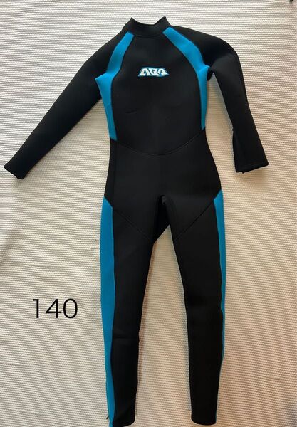 AQA ウェットスーツ キッズ 140 ウエットスーツ フルスーツ