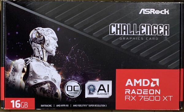 ASRock Radeon RX 7600 XT Challenger 16GB OC