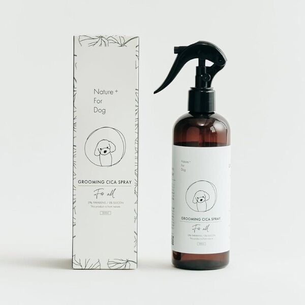 Nature+ For Dog 【CICA&シルクエキス配合×舐めても安全】グルーミングスプレー 300ml