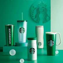 スターバックス スタバ 韓国 ステンレス タンブラー グリーン ワードマーク ステンレス STARBUCKS Togo 日本未発売 限定 ベンティ 591ml_画像2