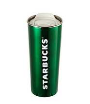 スターバックス スタバ 韓国 ステンレス タンブラー グリーン ワードマーク ステンレス STARBUCKS Togo 日本未発売 限定 ベンティ 591ml_画像1