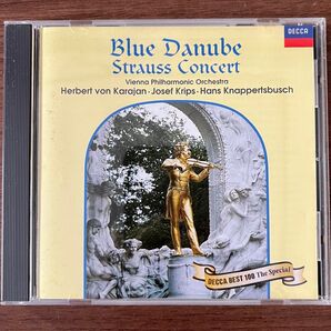 CD/ウィーン・フィルハーモニー管弦楽団/美しく青きドナウ~ウィーン・フィル/シュトラウス・コンサート/カラヤン/ポルカ/序曲