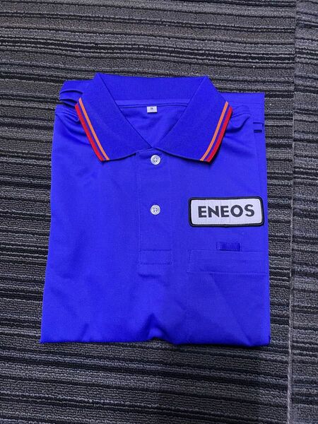 ENEOS ポロシャツ Sサイズ ブルー