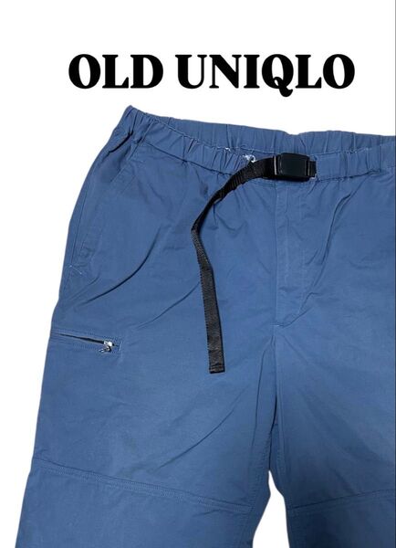 パンツ 7分丈 UNIQLO OLD y2k グランジ 00s 90s ナイロンパンツ トレーニングパンツ
