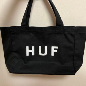 HUF トートバッグ OG LOGO トート バッグ S ロゴ ブラック
